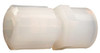 Parker Hannifin 3/8" Tube OD, PFA PTFE Plastic Compression Tube Female Straight Adapter 1/4 NPT Pipe, 300°F Max, Plastic Grip GAFS-64 - 60308780