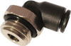 Legris 6mm OD, M5x0.8 Metric, Nylon/Nickel Plated Brass Push-to-Connect Male Elbow 290 Max psi 3199 06 19 - 68934819