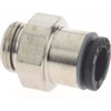 Legris 6mm Outside Diam, 1/8 BSPP, Nickel Plated Brass Push-to-Connect Tube Male Connector 290 Max psi 3101 06 10 - 48680805