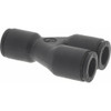 Legris 1/4" Outside Diam, Nylon Push-to-Connect Tube Union Y 290 Max psi 3140 56 00 - 06475644