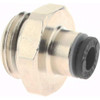 Legris 4mm Outside Diam, 1/4 BSPP, Nickel Plated Brass Push-to-Connect Tube Male Connector 290 Max psi 3101 04 13 - 48680748