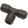 Legris Plastic Push-To-Connect Tube Fittings, Type: Union Tee, Tube Outside Diameter (mm): 14 x 8, Maximum Working Pressure (psi): 290.00, Material: Glass Reinforced Nylon, Maximum Work Temperature (F): 290 3104 14 08 - 20102810