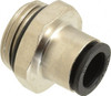 Legris 10mm Outside Diam, 1/2 BSPP, Nickel Plated Brass Push-to-Connect Tube Male Connector 290 Max psi 3101 10 21 - 48680789