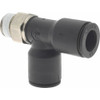 Legris 1/2" OD, NPT, Nylon/Nickel Plated Brass Push-to-Connect Male Run Tee 290 Max psi 3103 62 18 - 06475404