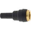 Parker Hannifin Plastic Push-To-Connect Tube Fittings, Type: Stem Adapter, Tube Outside Diameter (Inch): 5/8 x 1/2, Maximum Working Pressure (psi): 250.00, Material: Nylon/Brass/Buna 37PTCSP-10-8 - 13020391