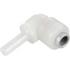 Parker Hannifin Plastic Push-To-Connect Tube Fittings, Type: Tube Elbow Barb Connector, Tube Outside Diameter (Inch): 5/16 x 5/16, Maximum Working Pressure (psi): 230.00, Material: Kynar FB5TEU5-HBLK - 13020839