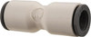 Parker Hannifin 1/4 Bio-Sourced Nylon 11 Push-to-Connect Union Tube Fitting 230 Max psi, White, FDA, NSF-51 & NSF-61 6306 56 00WP2 - 72338239