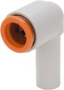 SMC Pneumatics 1/8" OD, Brass/Polybutylene Push-to-Connect Plug-In Elbow 145 Max psi, 1/8" Stem Diam KQ2L01-99A - 51437572