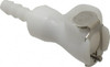 CPC Colder Products 1/8" Nominal Flow, 3/16" ID, Female, Inline Hose Barb-Female Socket 120 Max psi, -40 to 180°F, Acetal Coupling, Buna-N O-Ring PMCD1703 - 48610604
