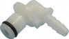 CPC Colder Products 1/8" Nominal Flow, 1/8" ID, Male, Elbow Hose Barb-Male Plug 120 Max psi, -40 to 180°F, Acetal Coupling, Buna-N O-Ring PMC2302 - 48735500
