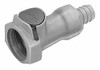 CPC Colder Products 3/8" Nominal Flow, 1/2" ID, Female, Inline Hose Barb-Female Socket 125 Max psi, -40 to 280°F, Polysulfone Coupling, EPDM O-Ring HFC17835 - 48733984