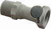 CPC Colder Products 3/8" Nominal Flow, 3/4 NPT Thread, Female, Inline Threaded-Female Socket 60 Max psi, 32 to 230°F, Polypropylene Coupling, EPDM O-Ring HFCD101212 - 48732358