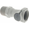CPC Colder Products 3/8" Nominal Flow, 3/4 NPT Thread, Female, Inline Threaded-Female Socket 60 Max psi, 32 to 230°F, Polypropylene Coupling, EPDM O-Ring HFC101212 - 48732325