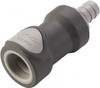 CPC Colder Products 3/8" Nominal Flow, Female, Nonspill Quick Disconnect Coupling 120 Max psi, 32 to 160°F, Polypropylene Coupling NS6D17008 - 82159716