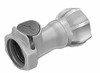 CPC Colder Products 3/8" Nominal Flow, 3/4 NHR Thread, Female, Inline Threaded-Female Socket 125 Max psi, -40 to 280°F, Polysulfone Coupling, EPDM O-Ring HFC191235GHT - 48734107