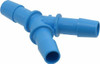Made in USA 3/8" Barb, HDPE Single Barbed Tube Y Connector Male, Blue Y0-6AGHDPE - 41007162