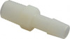 Made in USA 3/8" Barb, 1/4 NPT, Nylon Single Barbed Tube Adapter Male, Natural (Color) A4-6NN - 48716344