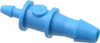 Made in USA 1/8 x 1/16" Barb, HDPE Single Barbed Tube Reducer Male, Blue C2-1-200AGHDPE - 41006289