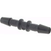 Made in USA 5/32" Barb, Nylon Single Barbed Tube Splicer Black C0-2.5BN - 48711063