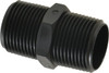 Made in USA 3/4 NPT Nylon Threaded Tube Fitting Black N12BN - 48714620