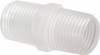 Made in USA 1/2 NPT Polypropylene Threaded Tube Fitting Natural N8PP - 48722607