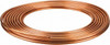 Mueller Industries 50 ft. Long, 1/4" OD x 0.19" ID, Copper Seamless Tube 0.03" Wall Thickness D 04050P - 36914331