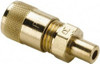 Parker Hannifin 500 Max psi, 1/4 Tube OD, Straight Solder Connector Access Valve Brass AVUS-44 - 56546401