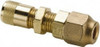 Parker Hannifin 500 Max psi, 1/4 Tube OD, Bulkhead Union Access Valve Brass AVU2BH-4 - 56546211