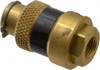 Coilhose Pneumatics 1/8" Pipe, FNPT x FNPT, Brass Lockout Valve 150 Max psi, Brass Sleeve BLSV02F02F - 00092148