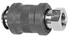 Legris 1/8" Pipe, FBSPP x FBSPP, Nickel Plated Brass Standard Slide Valve 230 Max psi, Anodized Aluminum Sleeve 0669 04 10 - 60471638
