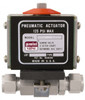 Gemini Valve 3/8" Pipe, 1,000 psi WOG Rating Stainless Steel Pneumatic Double Acting with Solenoid Actuated Ball Valve Reinforced PTFE Seal, Full Port 820466C6512AD55 - 86443306