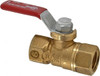 Legend Valve 1/4" Pipe, Full Port, Brass Standard Ball Valve Inline - One Way Flow, FNPT x FNPT Ends, Lever Handle, 600 WOG, 150 WSP 101-101 - 36894020