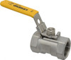 Legend Valve 3/4" Pipe, Standard Port, Stainless Steel Standard Ball Valve 1 Piece, Inline - One Way Flow, FNPT x FNPT Ends, Locking Lever Handle, 800 WOG, 150 WSP 113-124 - 36897387