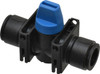Legris 12mm Pipe, Standard Port, Composite Miniature Ball Valve 1 Piece, Inline - Two Way Flow, Push-to-Connect x Push-to-Connect Ends, Short Handle, 150 WOG 7910 12 00 - 82816786