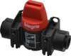 Legris 1/4" Pipe, Standard Port, Composite Miniature Ball Valve 1 Piece, Inline - Two Way Flow, Push-to-Connect x Push-to-Connect Ends, Short Handle, 150 WOG 7913 56 00 - 82816901