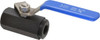 Midwest Control 1/4" Pipe, Carbon Steel Standard Ball Valve 1 Piece, Inline - One Way Flow, FNPT x FNPT Ends, Lever Handle, 1,000 WOG CSV-25 - 05866587