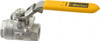 Parker Hannifin 3/8" Pipe, Full Port, Stainless Steel Standard Ball Valve 2 Piece, Inline - One Way Flow, FNPT x FNPT Ends, Padlock Handle, 2,000 WOG, 150 WSP XVP502SS-6 - 04479721