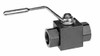 Parker Hannifin 3/4" Pipe, Carbon Steel Standard Ball Valve Inline - Two Way Flow, SAE x SAE Ends, Lever Handle, 6,000 WOG BVHP12SSS1N - 60216256