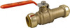 SharkBite 1 x 1" Pipe, Standard Port, Brass Standard Ball Valve Inline - Two Way Flow, Push-to-Connect x Push-to-Connect Ends, Steel Handle, 200 WOG 24737LF - 33279928