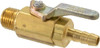 The Specialty Mfg. Co. 1/4" Pipe, Brass Standard Ball Valve Inline - Two Way Flow, MNPT x Barbed Ends, Lever Handle, 500 WOG 2780190 - 09881608