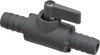 The Specialty Mfg. Co. 1/2" Pipe, PVC Standard Ball Valve Inline - Two Way Flow, Barbed x Barbed Ends, Wedge Handle, 125 WOG 5743990 - 09880915