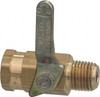 The Specialty Mfg. Co. 3/8" Pipe, Brass Standard Ball Valve Inline - Two Way Flow, MNPT x FNPT Ends, Lever Handle, 500 WOG 6120390 - 09881624