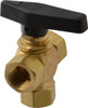 The Specialty Mfg. Co. 3/8" Pipe, Brass Standard Ball Valve Three Way, FNPT x FNPT x FNPT Ends, Wedge Handle, 400 WOG 3423090 - 09881483