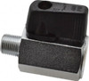 Value Collection 1/8" Pipe, Brass Miniature Ball Valve Inline - One Way Flow, MNPT x FNPT Ends, Wedge Handle, 450 WOG BVM18P18-0AD - 04480083