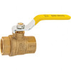 Value Collection 3/4" Pipe, Brass Full Port Ball Valve 2 Piece, NPT Ends, Lever Handle, 600 WOG, 150 WSP -19059-3/4 - 45655800
