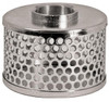 Kuriyama of America 8" Hose, Round Hole Strainer Plated Steel RHS800 - 48497077