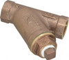 Legend Valve 1/2" Pipe, FNPT Ends, Bronze Y-Strainer 300 psi WOG Rating, 150 psi WSP Rating 105-503 - 36895746