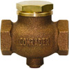 Conrader 1-1/4" Bronze Check Valve Inline, FNPT x FNPT GV12 - 31735996