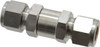 Ham-Let 1/2" Stainless Steel Check Valve Inline, Comp x Comp, 3,000 WOG 3200348 - 85596518