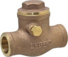 Legend Valve 1/2" Brass Check Valve Soldered x Soldered, 200 WOG 105-203 - 36895407
